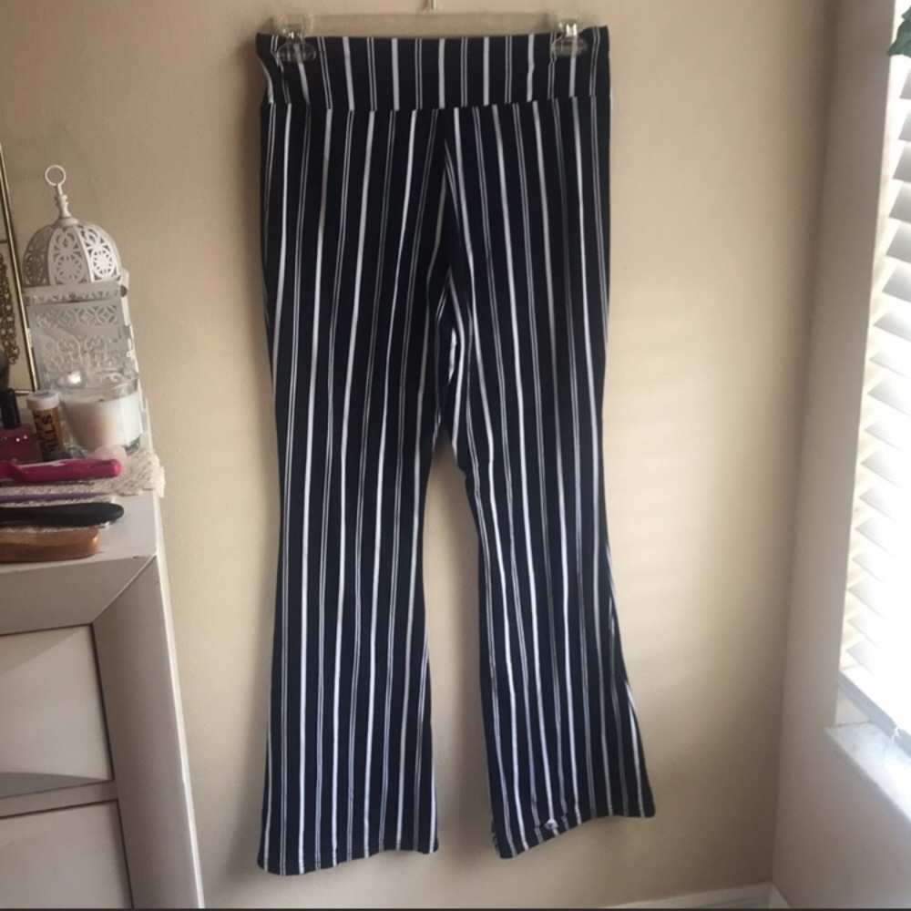 Stretchy soft flare pants